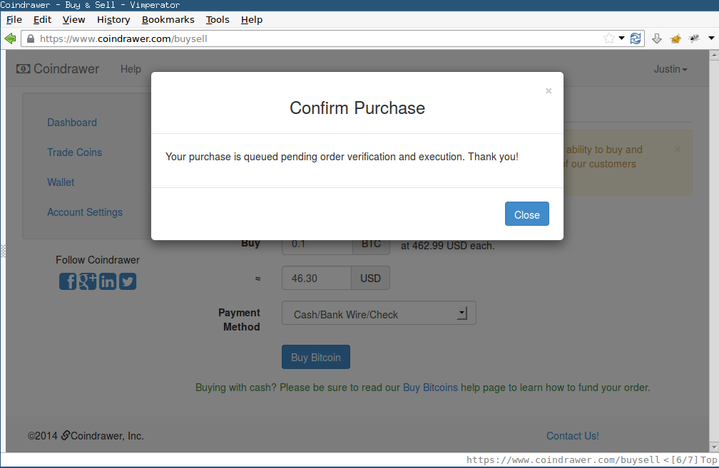 JSEC1053 - Coindrawer Provide Arbitrary Exchange Rate disclosure /images/201405_coindrawer_jsec1053_buy3.png