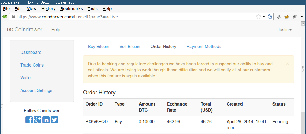 JSEC1053 - Coindrawer Provide Arbitrary Exchange Rate disclosure /images/201405_coindrawer_jsec1053_buy4.png