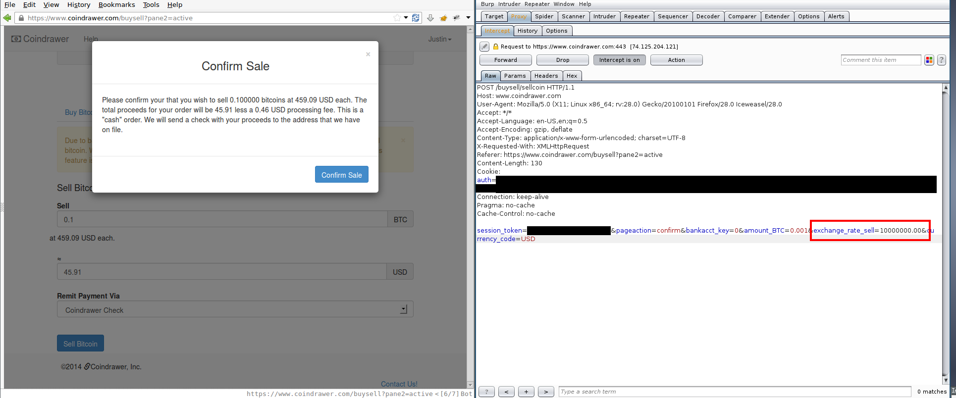 JSEC1053 - Coindrawer Provide Arbitrary Exchange Rate disclosure /images/201405_coindrawer_jsec1053_sellattack4.png