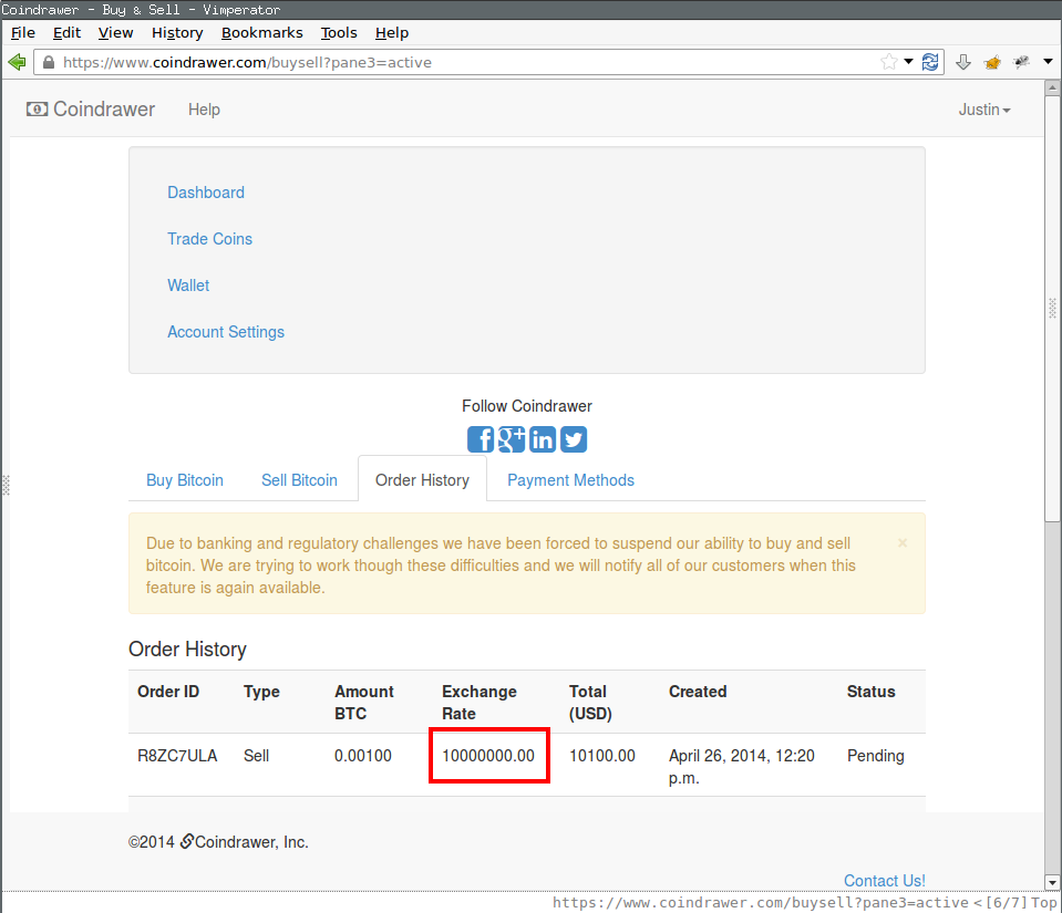 JSEC1053 - Coindrawer Provide Arbitrary Exchange Rate disclosure /images/201405_coindrawer_jsec1053_sellattack6.png